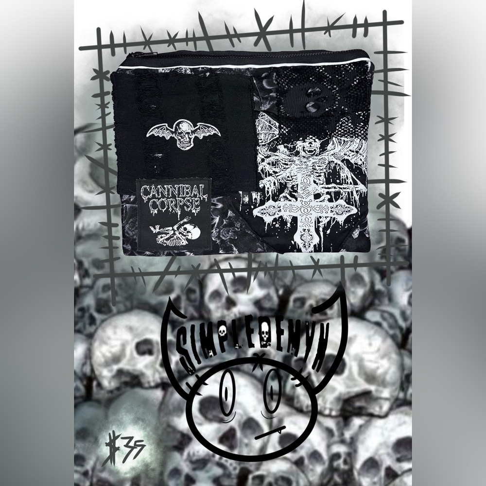Metalhead Zipper Bag